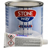TENAX Клей полиэфирный Solido Stoneway Nero (черный/густой) 1,2кг